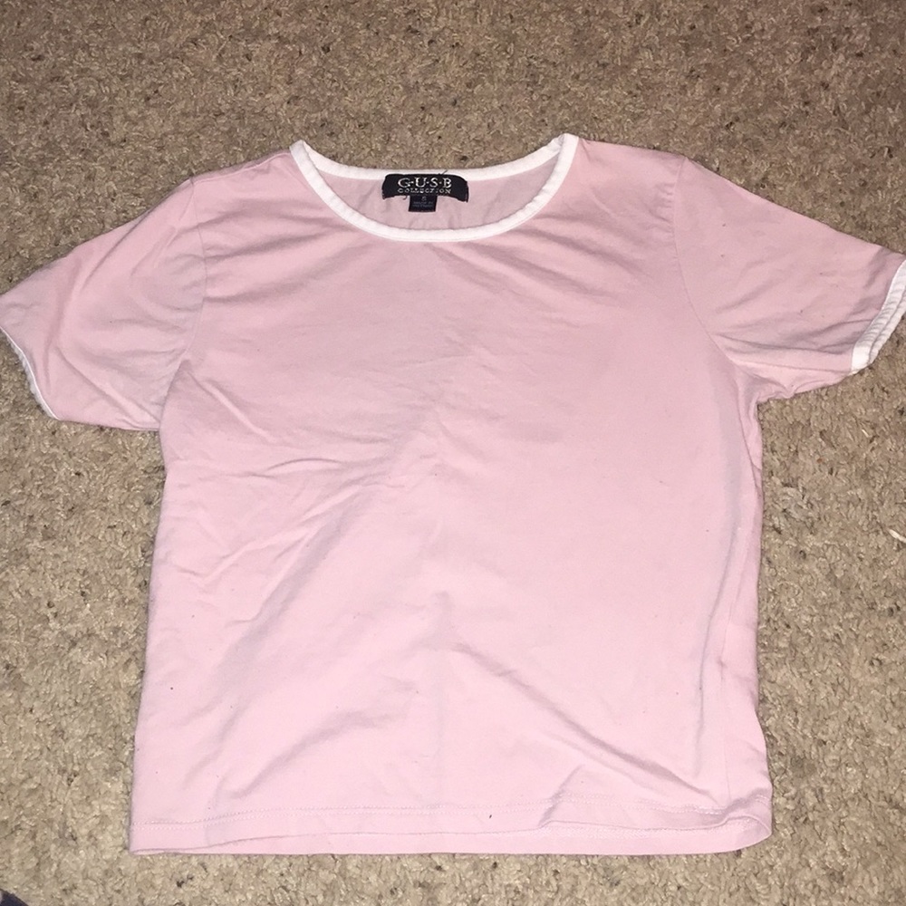 Pink crop top